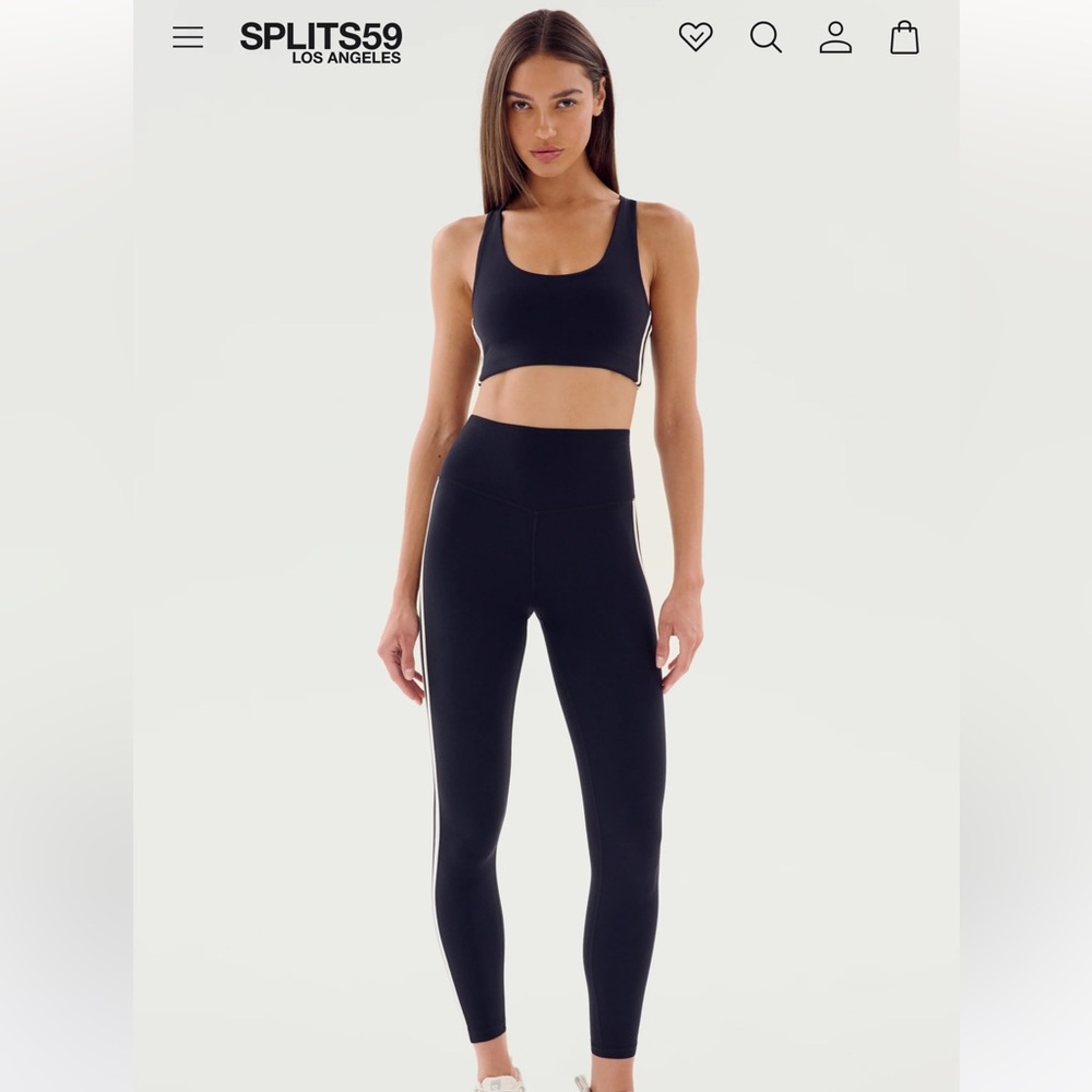 Splits59 Black Leggings